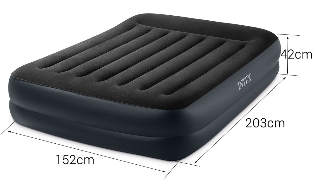 Inflatable Double Air Mattress 203x152 cm for Sleeping