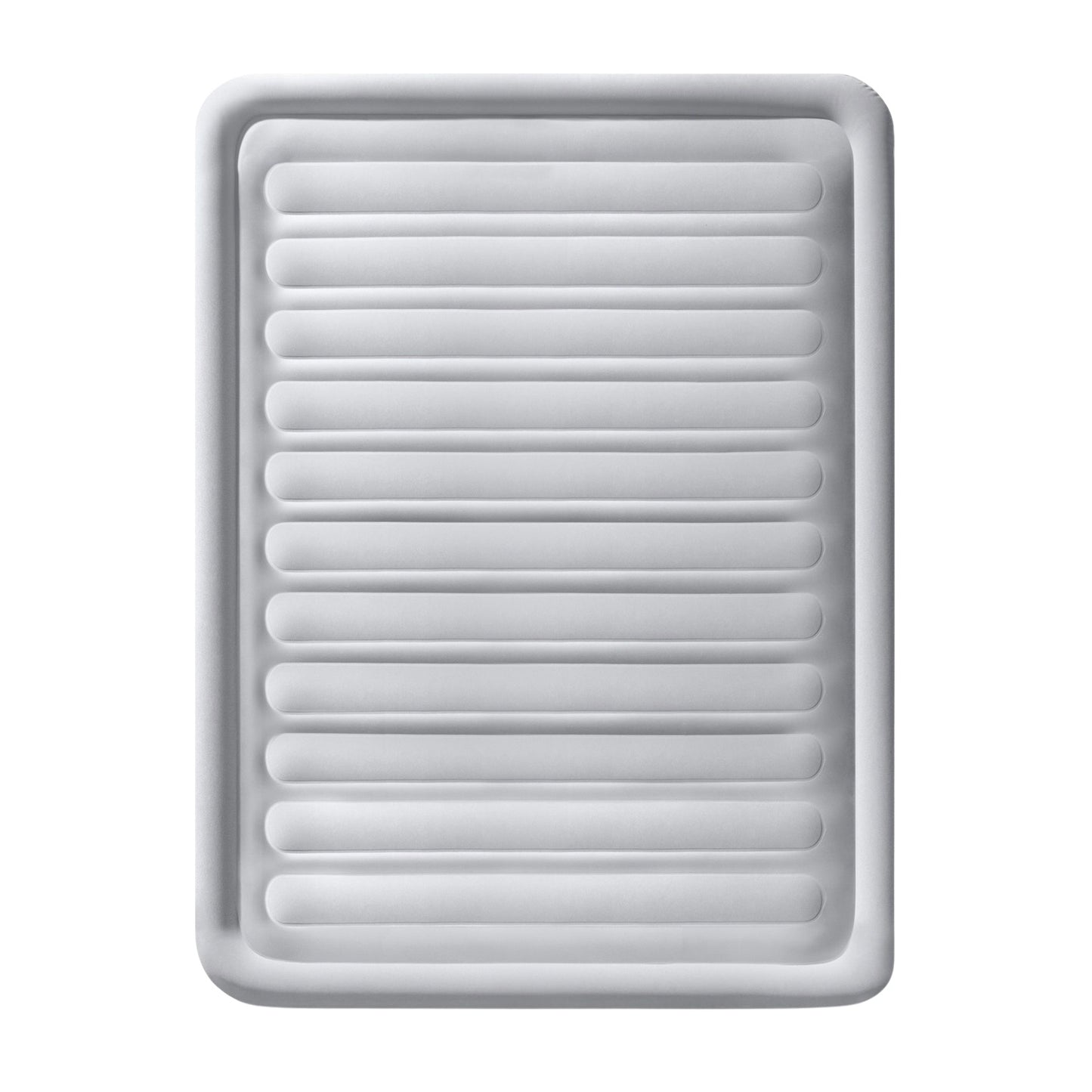 Inflatable Double Air Mattress with Built-in Pump, 203x152 cm
