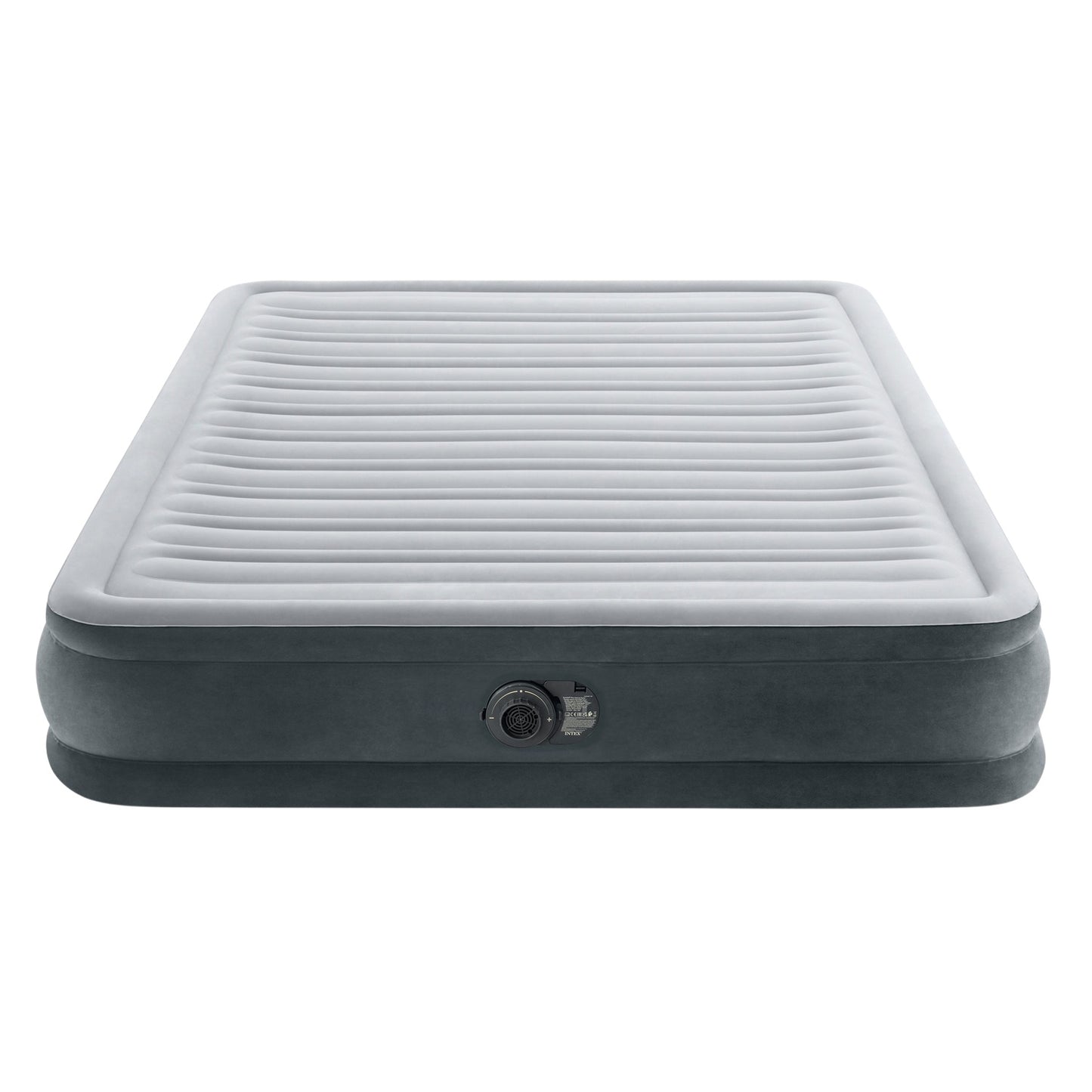 Inflatable Double Air Mattress with Built-in Pump, 203x152 cm