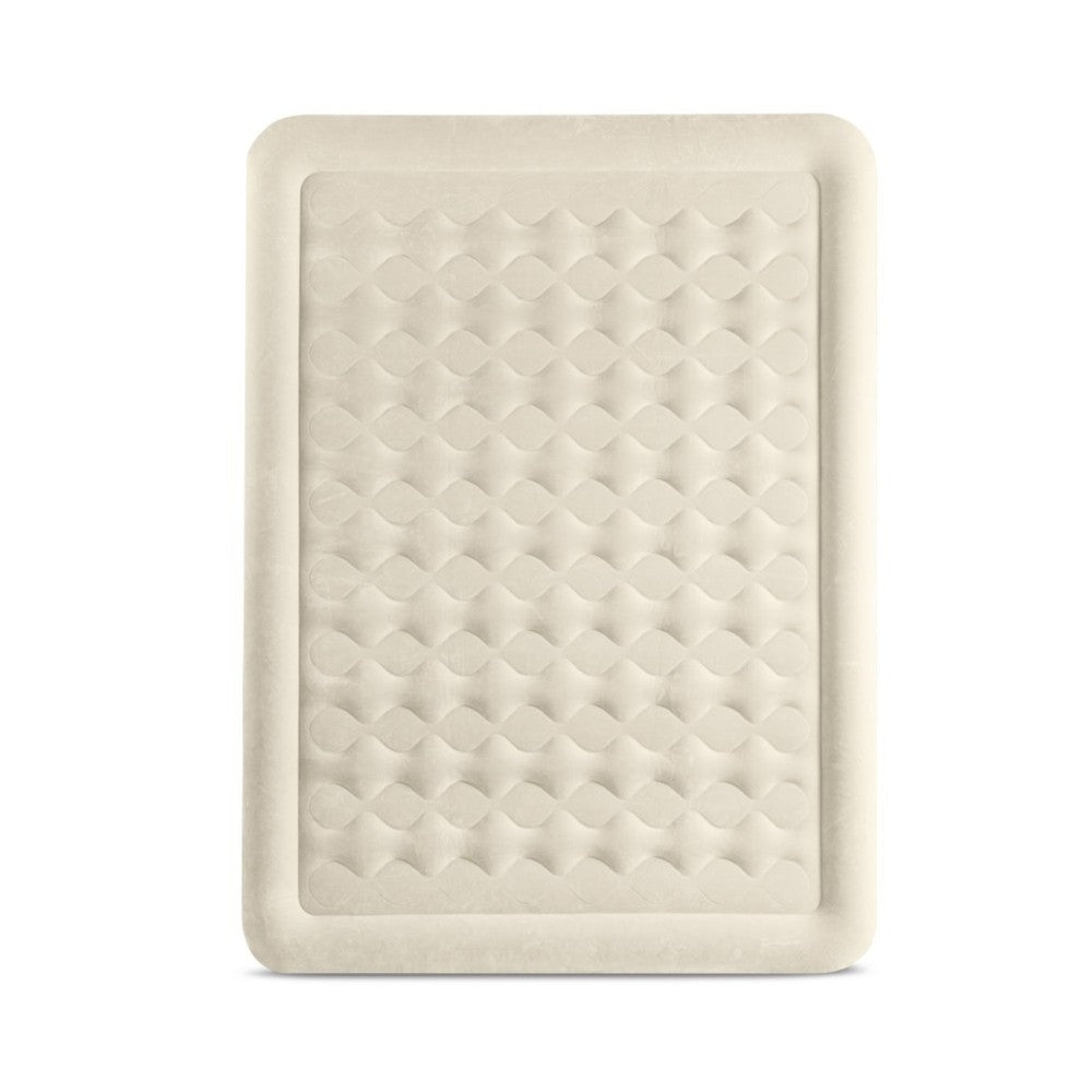 Inflatable Double Mattress with Built-In Pump, 203x152 cm