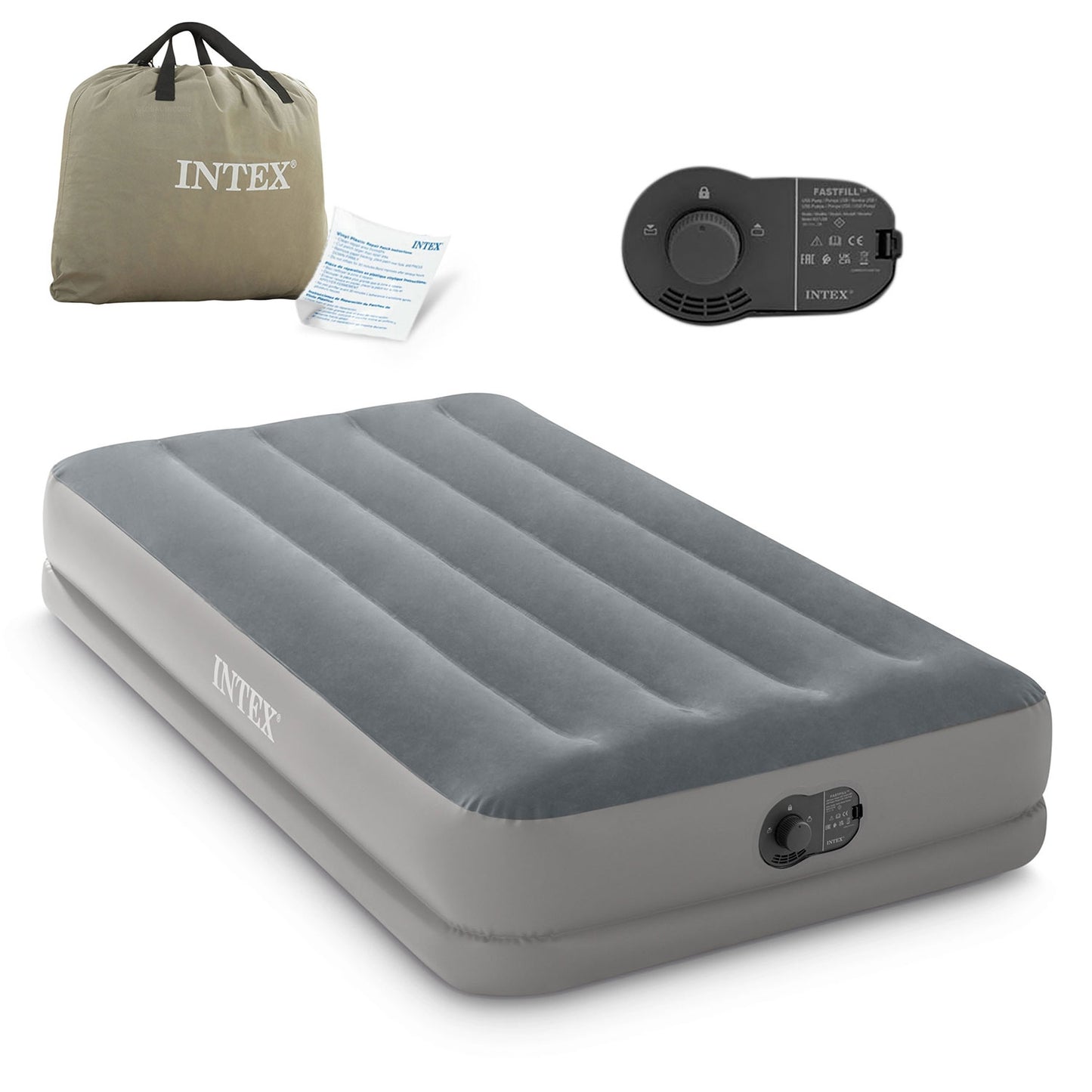 Inflatable Mattress 191x99x30cm with Built-In Pump