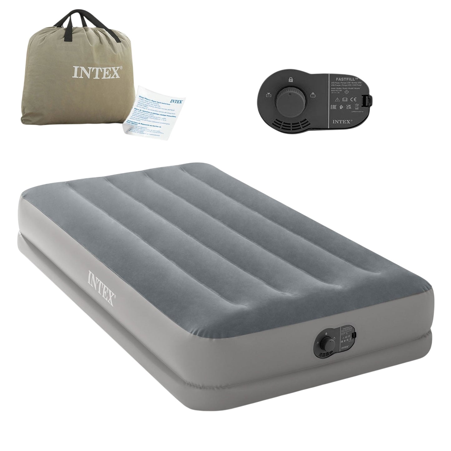 Inflatable Mattress 191x99x30cm with Built-In Pump