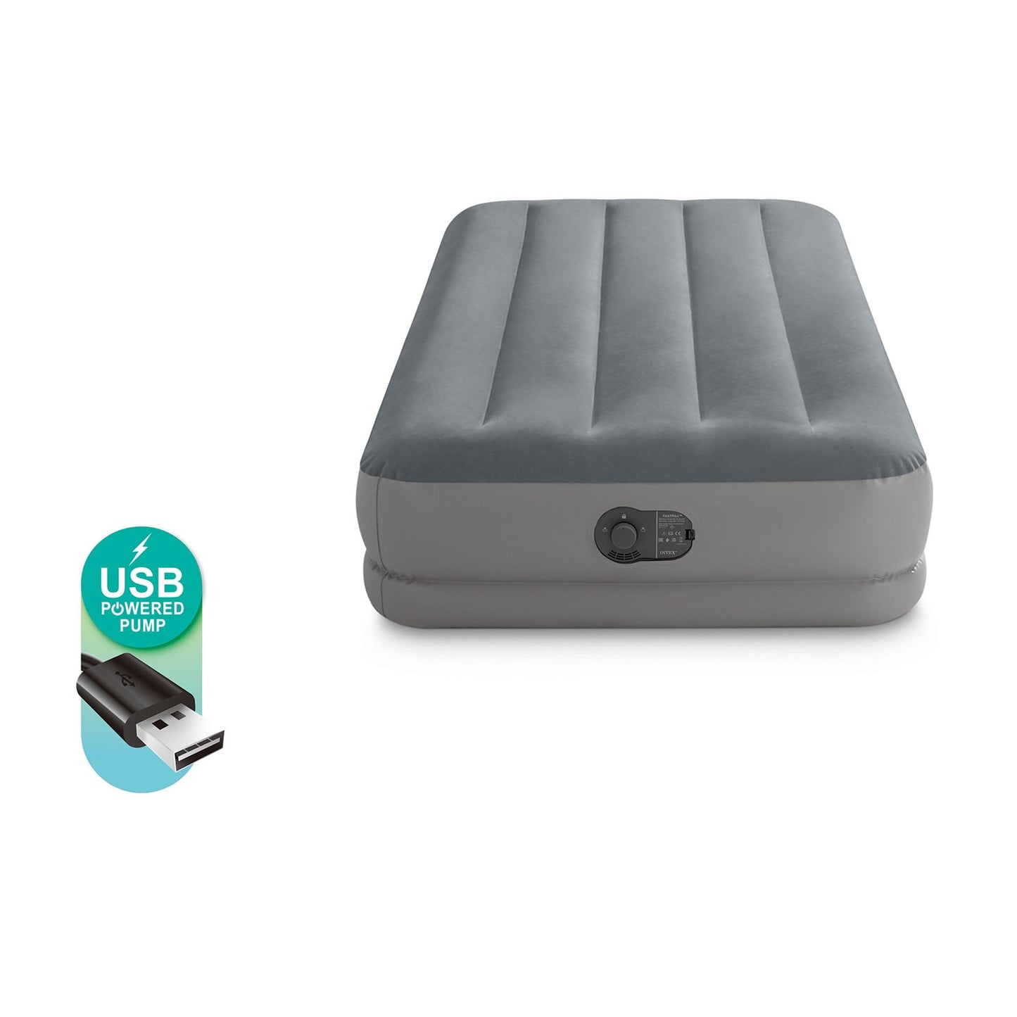Inflatable Mattress 191x99x30cm with Built-In Pump