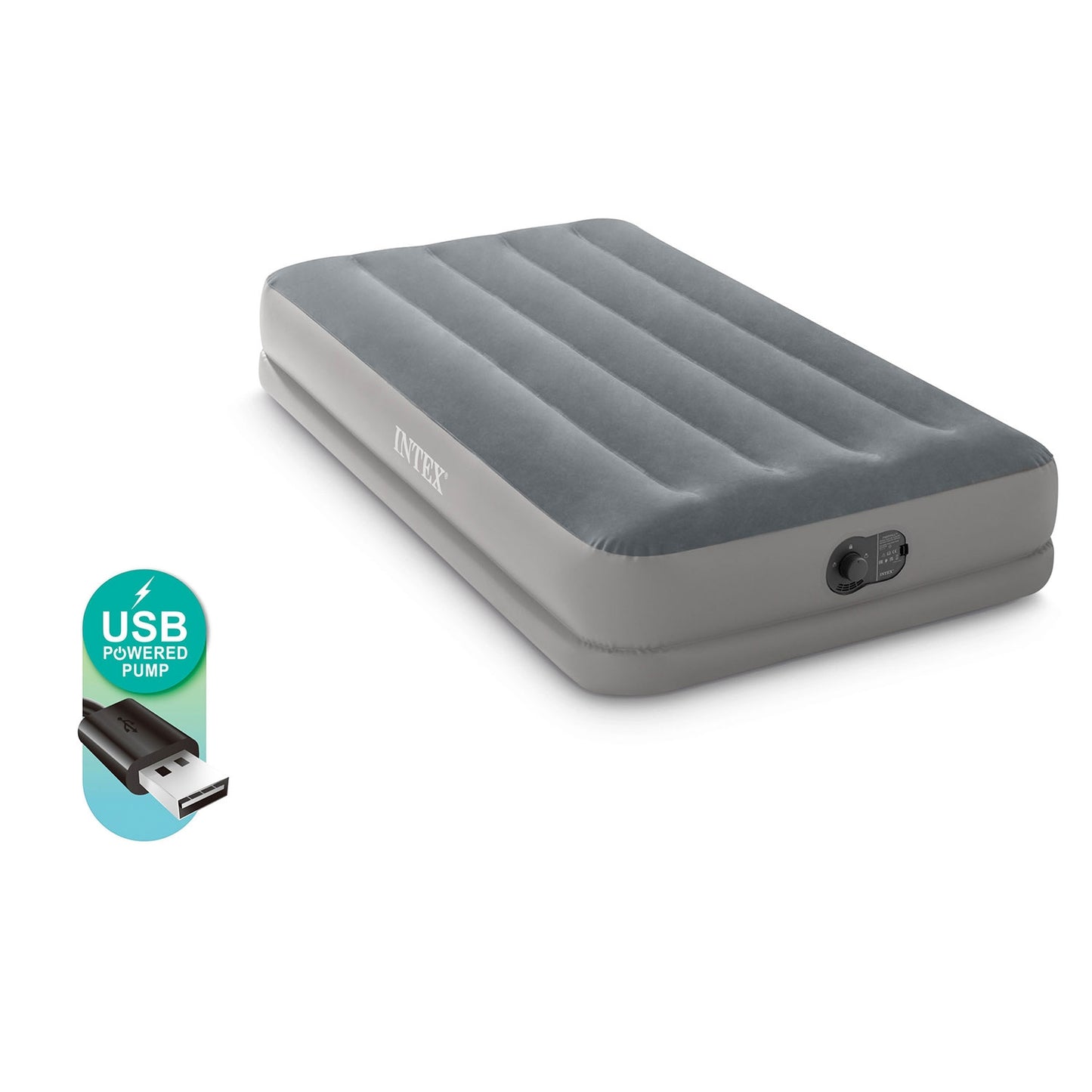 Inflatable Mattress 191x99x30cm with Built-In Pump