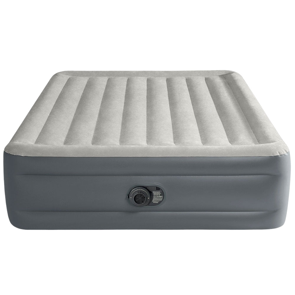 Inflatable Mattress 203x152 cm with Built-In Pump