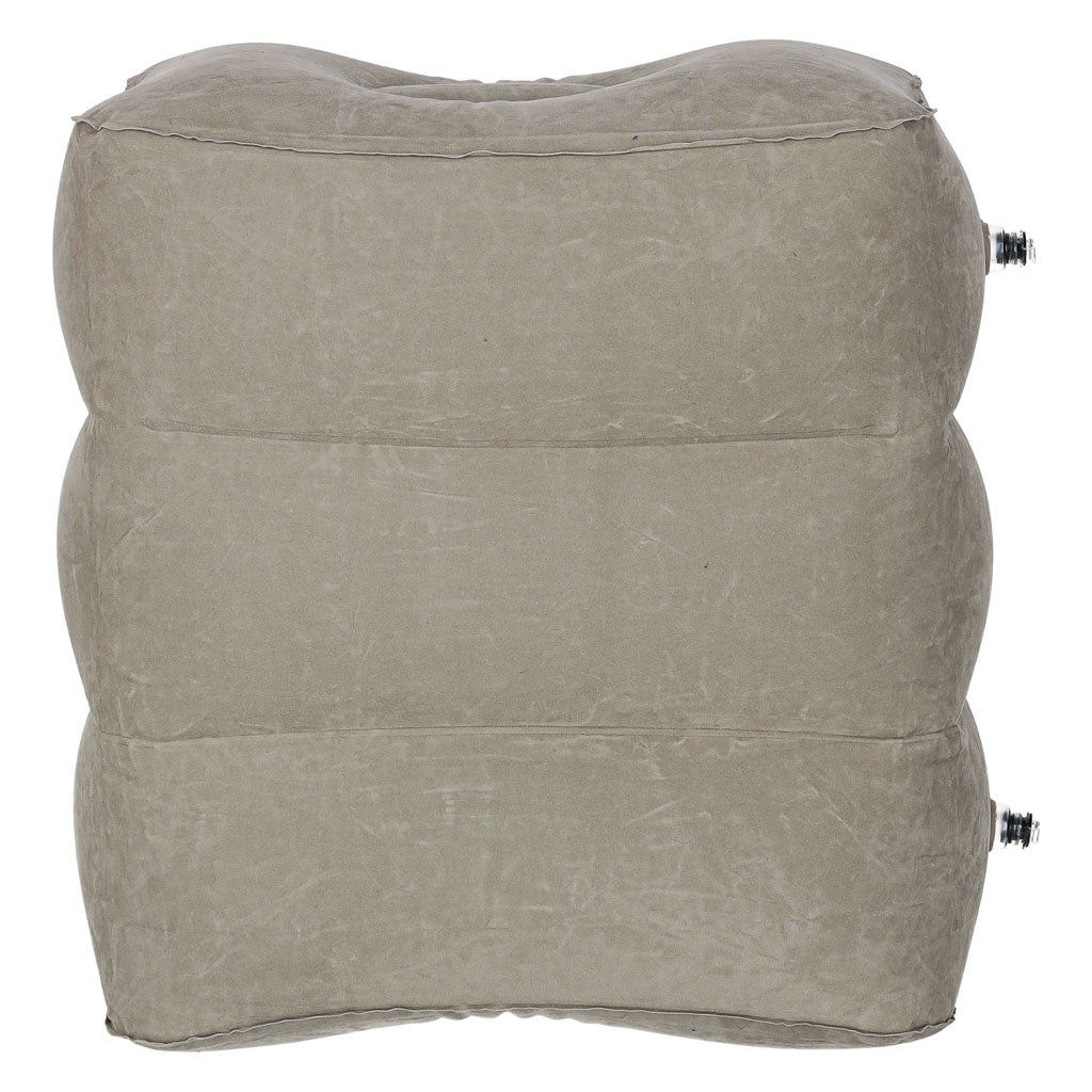 Inflatable Ottoman Footrest, 3-Height Adjustable, Travel