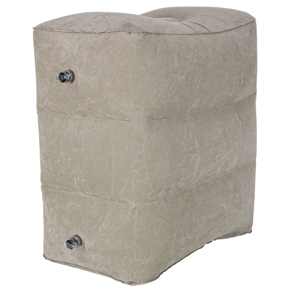 Inflatable Ottoman Footrest, 3-Height Adjustable, Travel