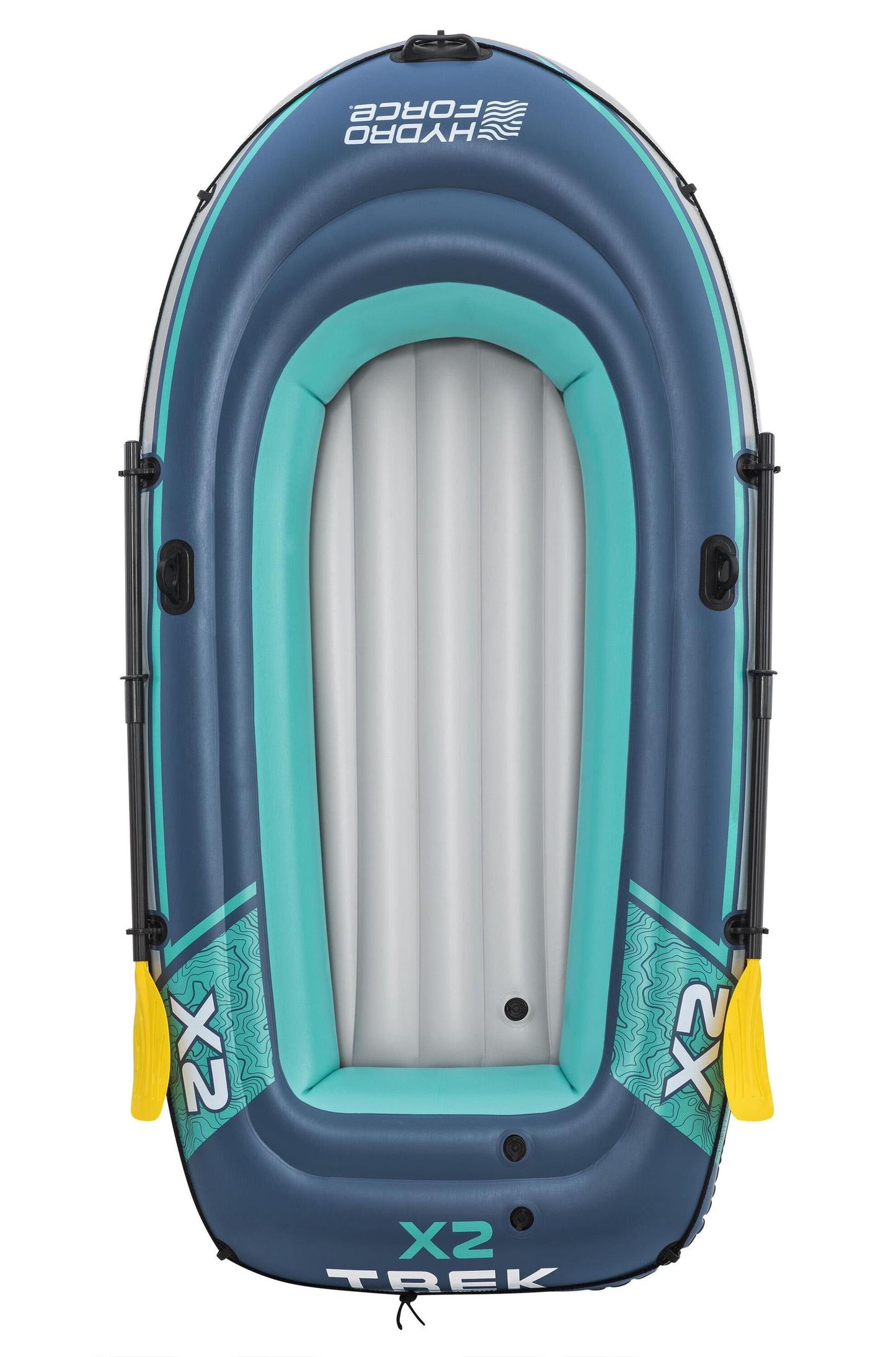 Inflatable Raft Set for 2 Adults, 250kg Capacity
