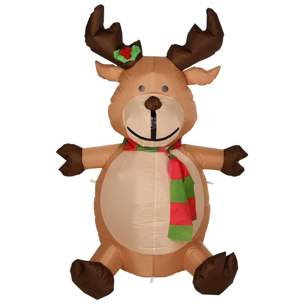 Inflatable Ren with LED lighting