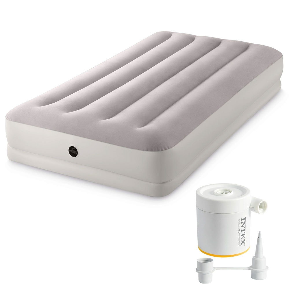 Inflatable Single Mattress with USB Pump, 191x99x30 cm