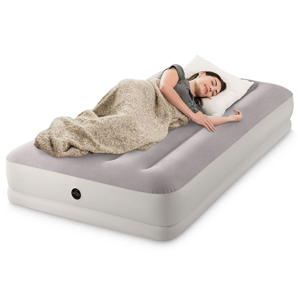 Inflatable Single Mattress with USB Pump, 191x99x30 cm