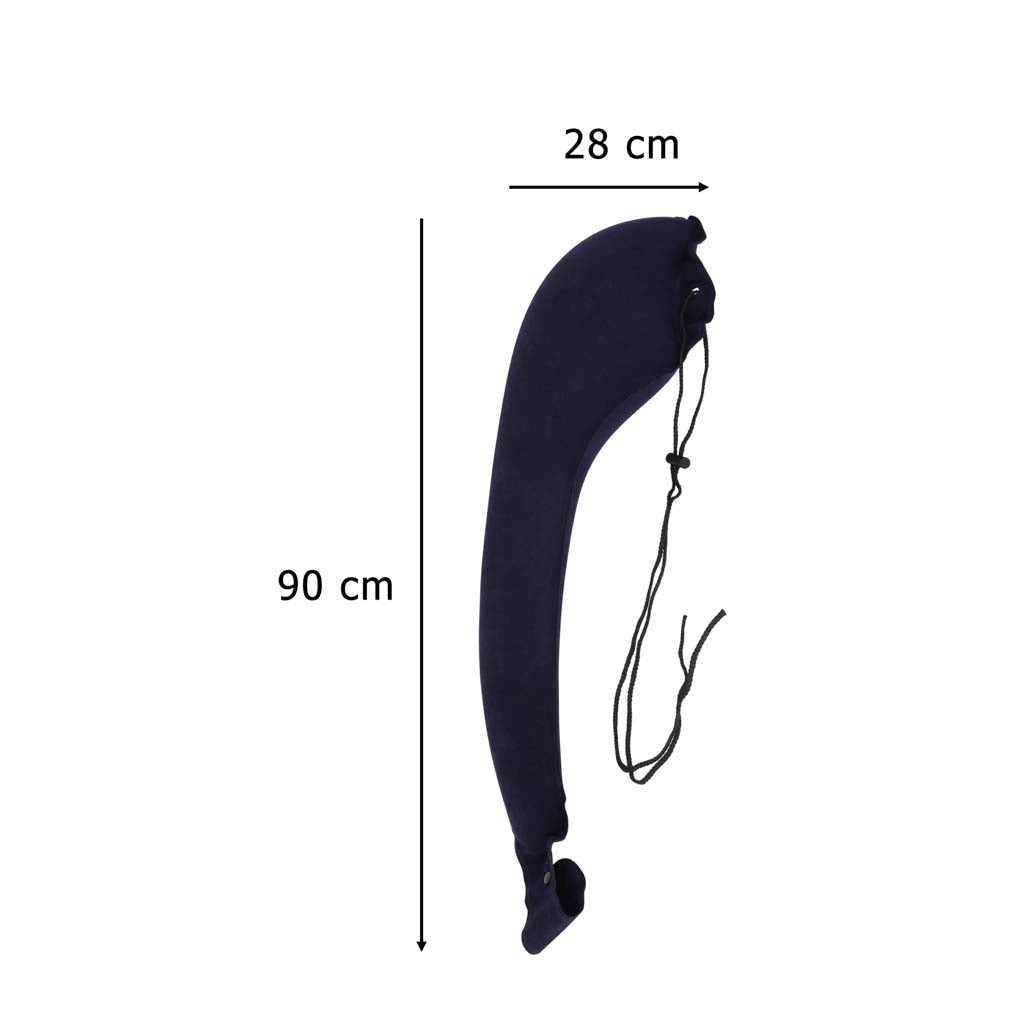 Inflatable Travel Pillow with Clip-On Attachment