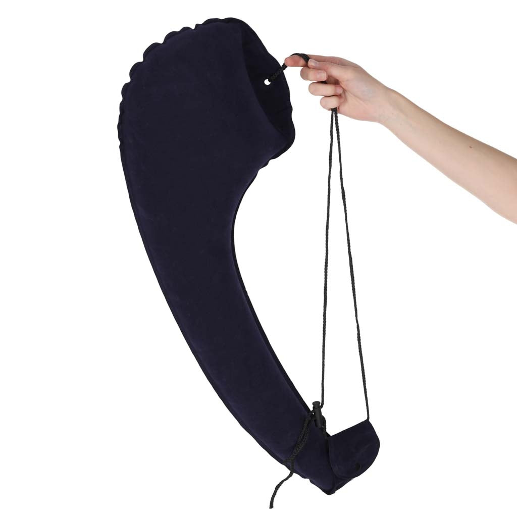 Inflatable Travel Pillow with Clip-On Attachment