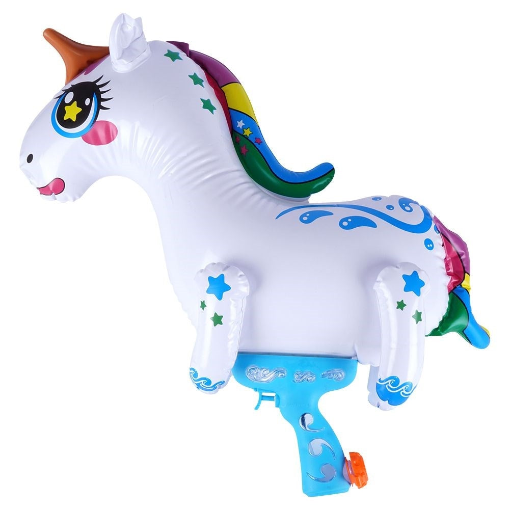 Inflatable Unicorn Water Gun for Summer Play