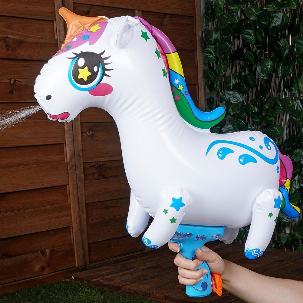 Inflatable Unicorn Water Gun for Summer Play