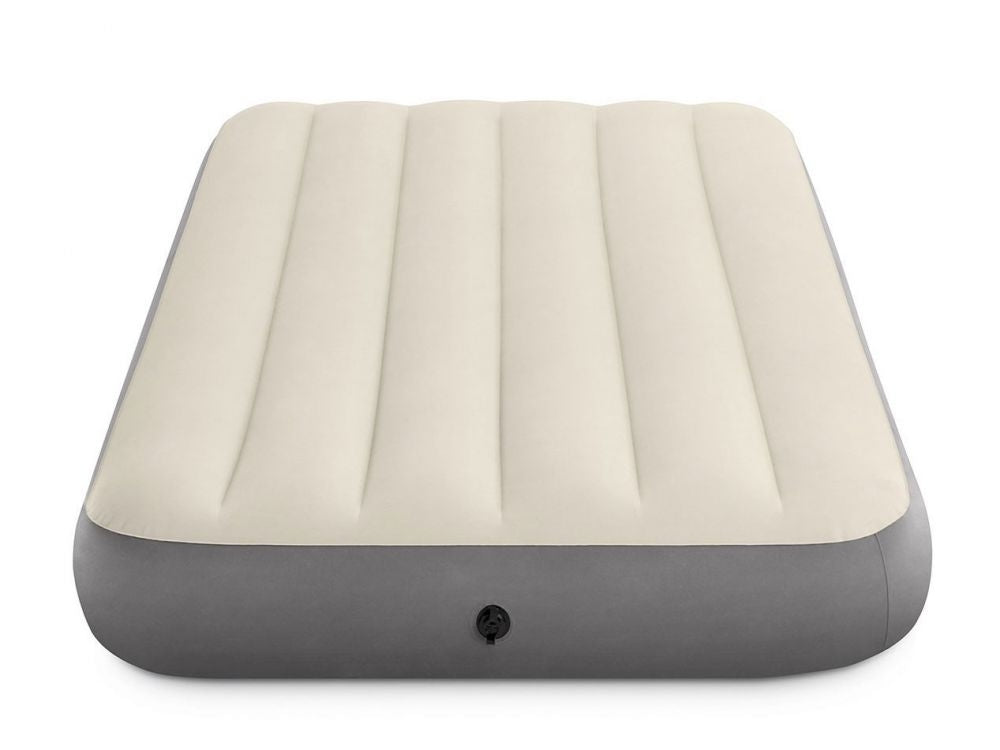 Inflatable Velour Air Mattress, Single 191x99 cm