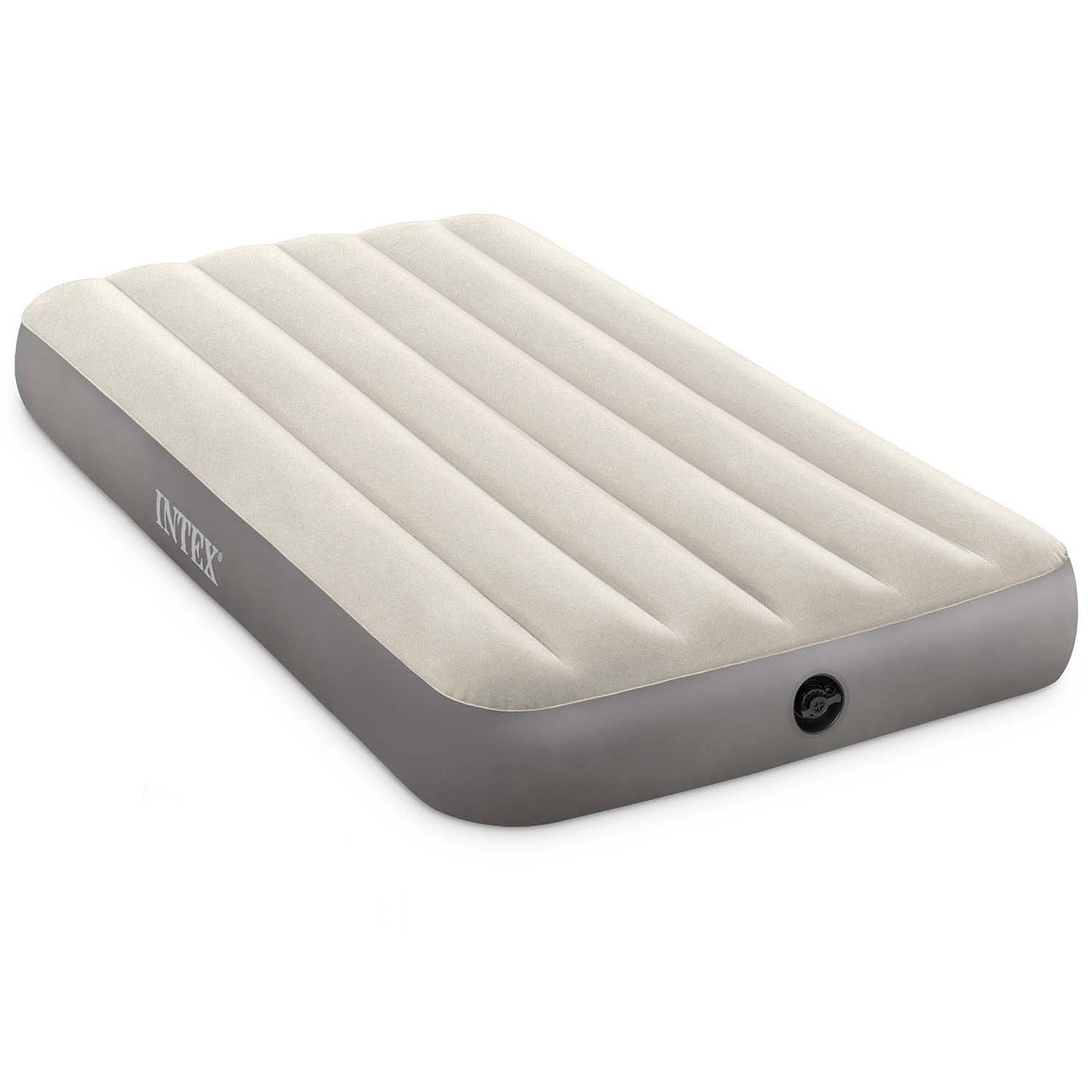 Inflatable Velour Air Mattress, Single 191x99 cm