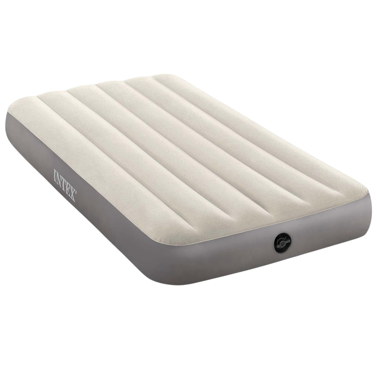Inflatable Velour Air Mattress, Single 191x99 cm