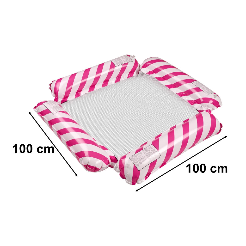 Inflatable Water Lounger Chair, Pink – Beach & Pool Use
