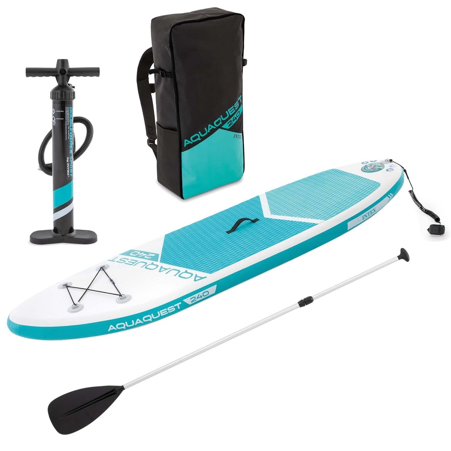 Inflatable Youth Paddle Board 244x76x13 cm