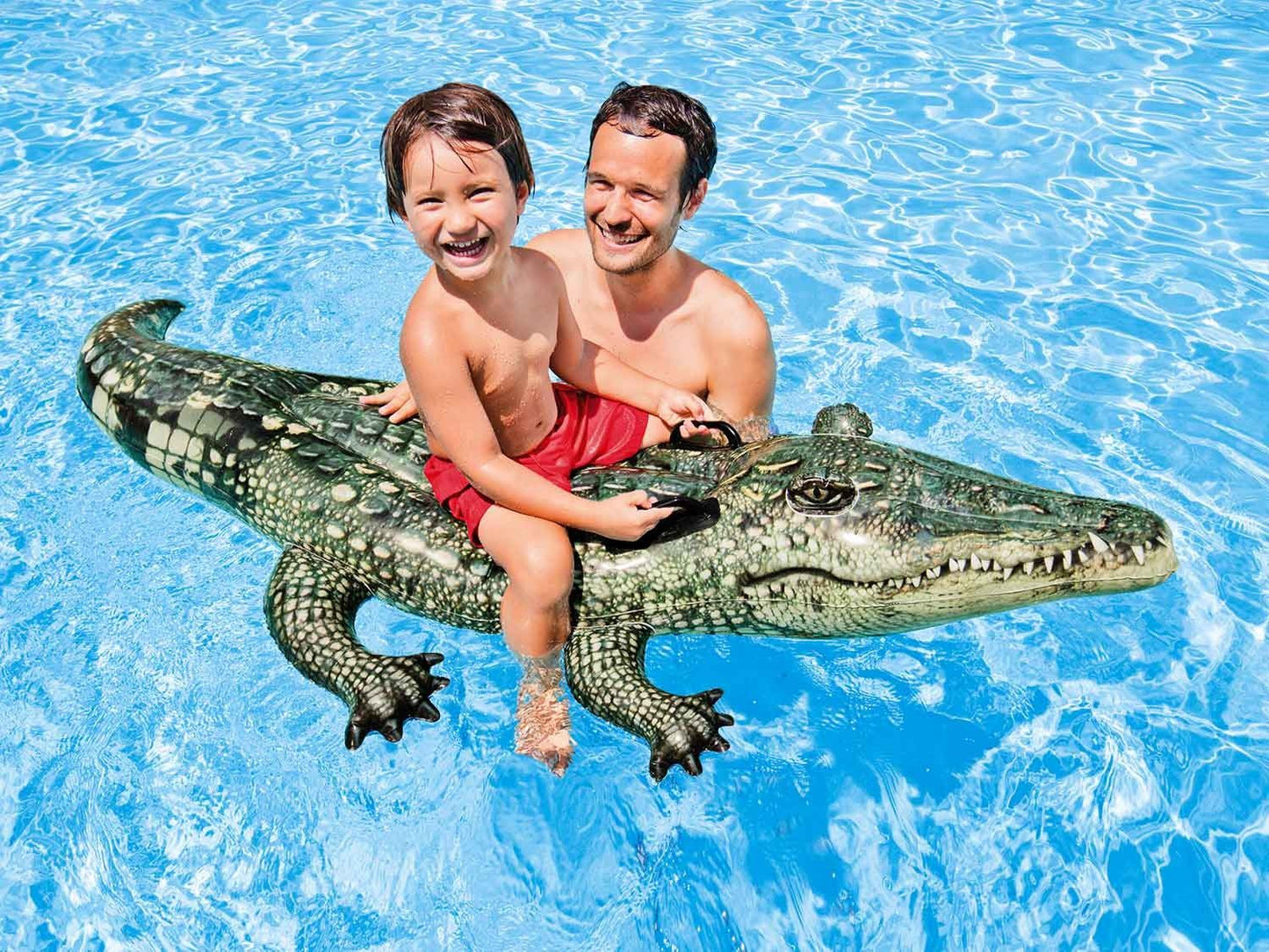 Inflatable alligator for swimming 170 x 86 cm INTEX 57551