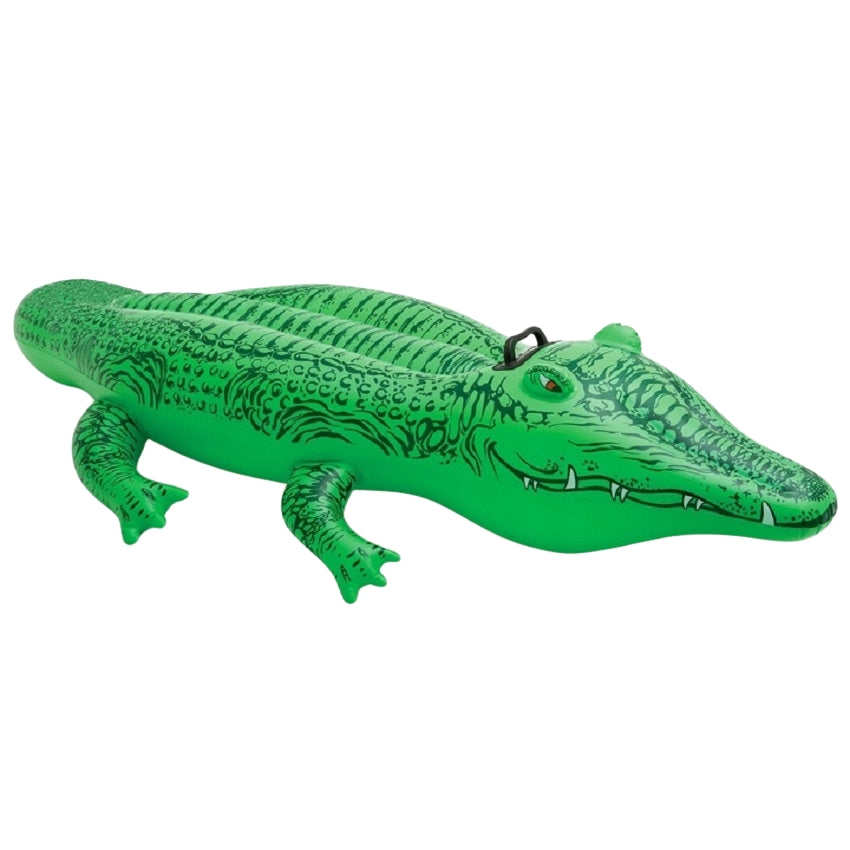 Inflatable alligator mattress for swimming 168cm