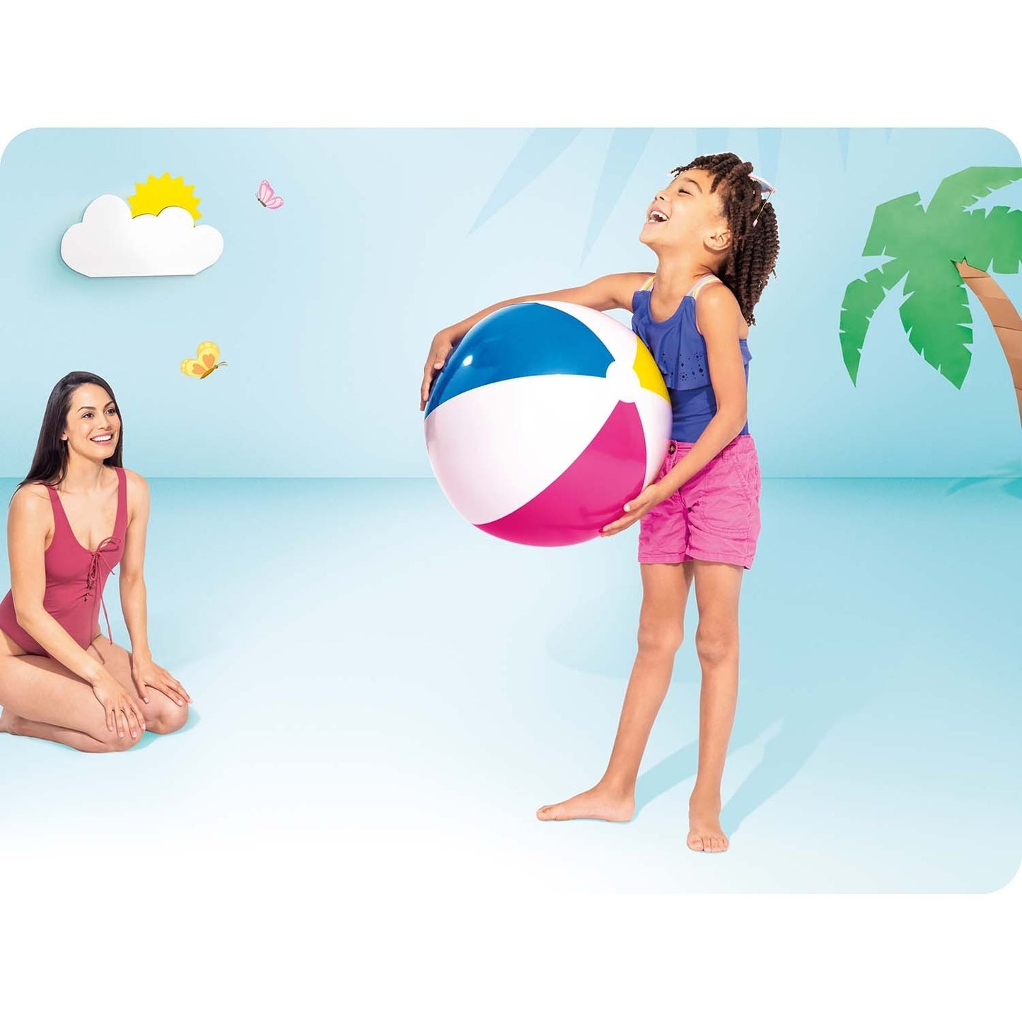 Inflatable beach ball Rainbow 61 cm INTEX 59030