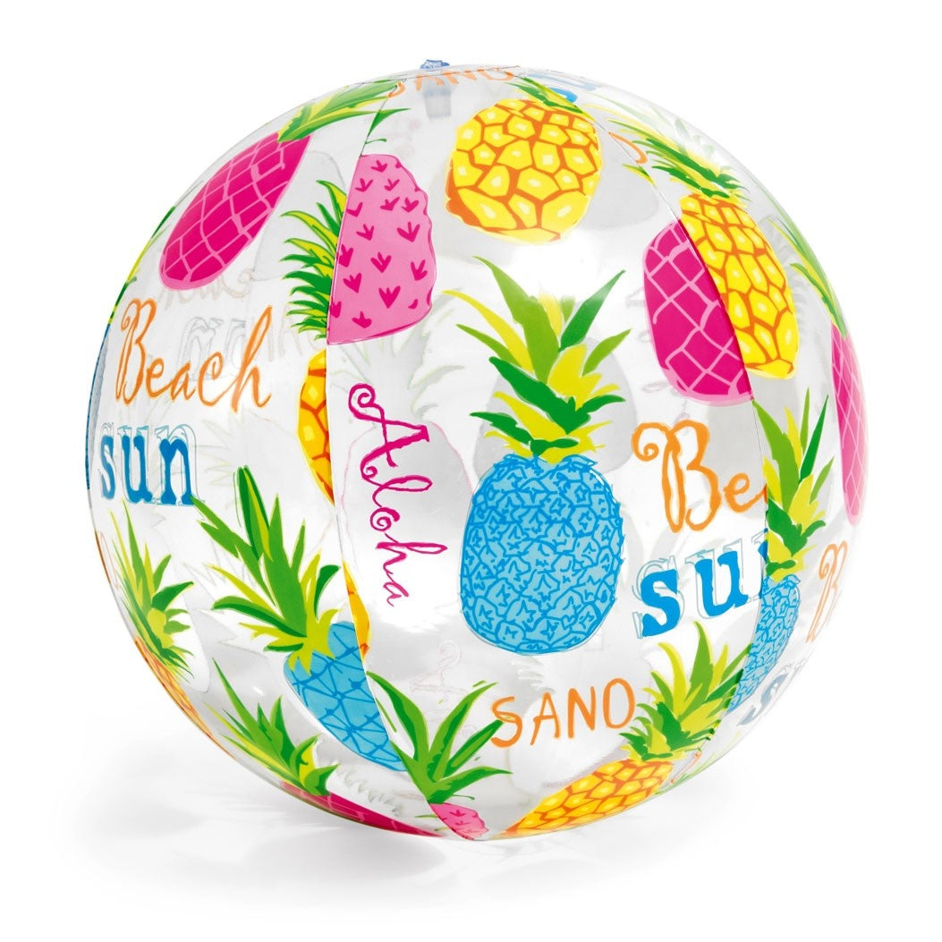 Inflatable beach ball with a 51 cm INTEX 59040 fish print