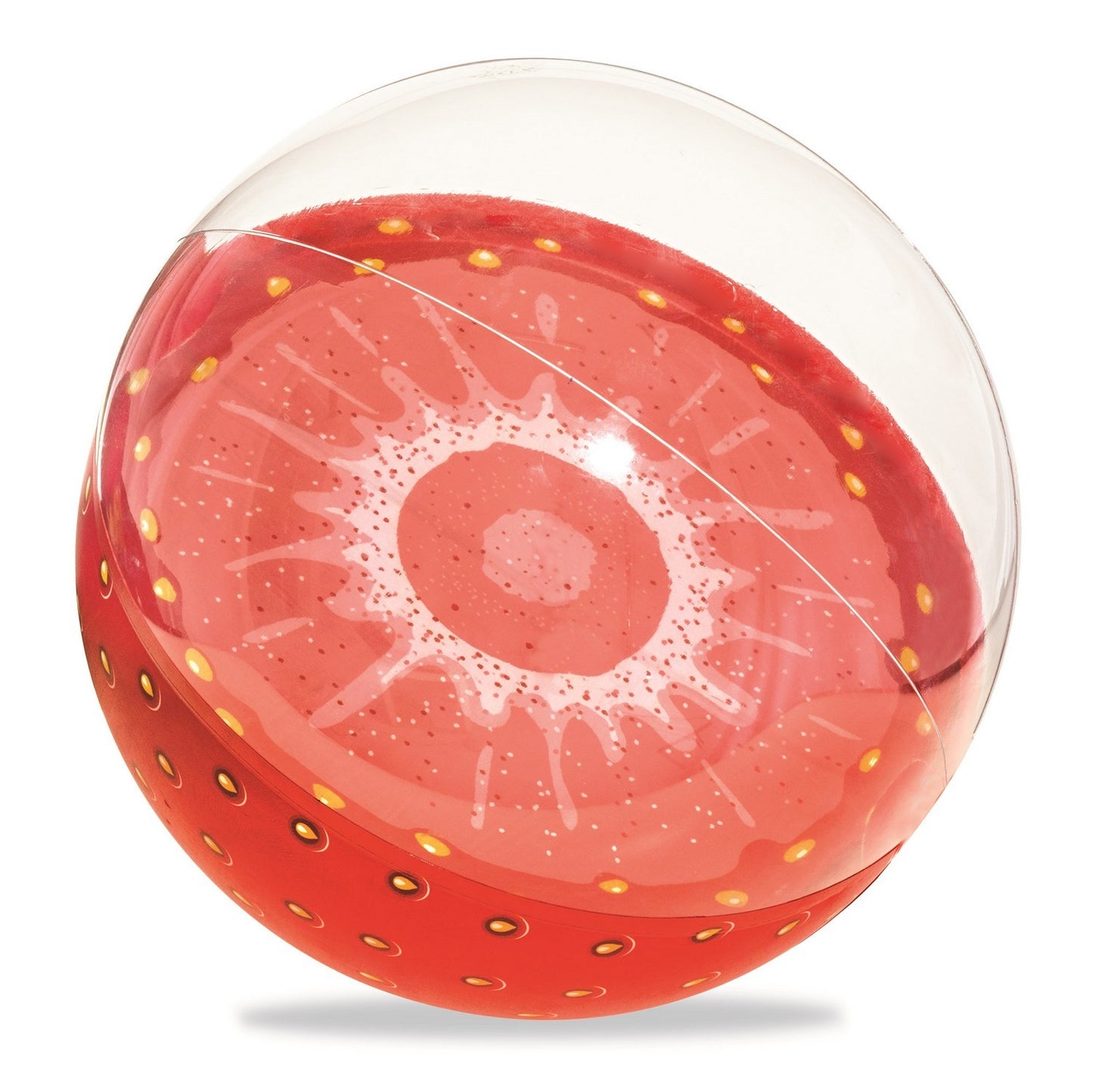 Inflatable beach ball with print 46 cm Bestway 31042 strawberry