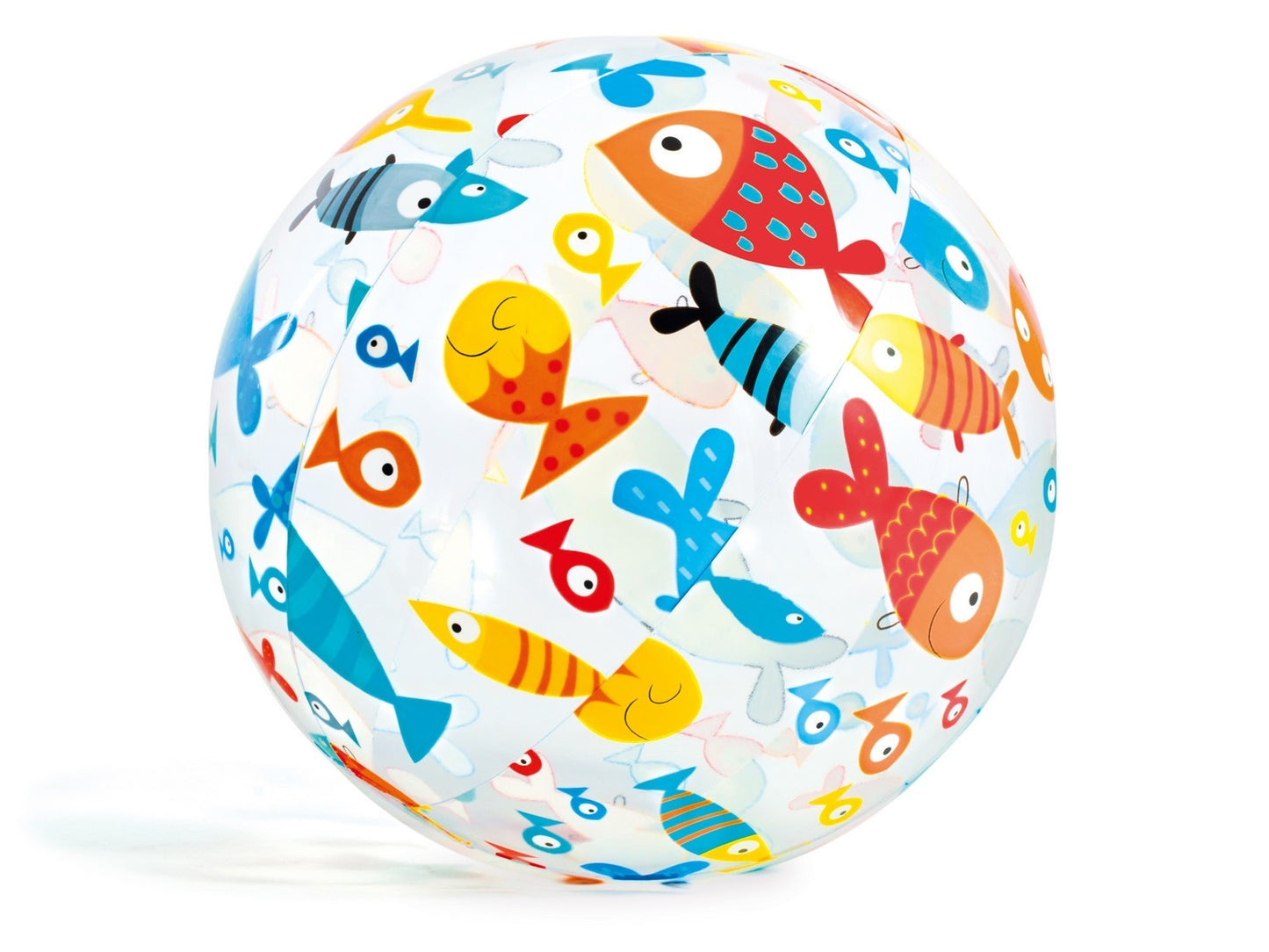 Inflatable beach ball with print 51 cm INTEX 59040 pineapple