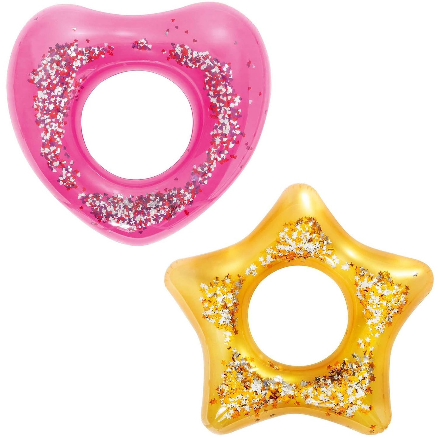 Inflatable beach swimming ring 91cm Bestway 36141 yellow star
