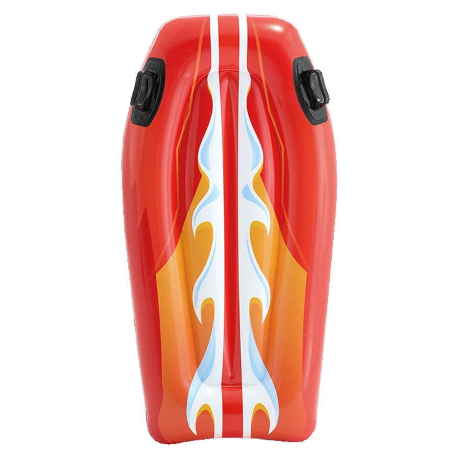 Inflatable board with handles for children Red INTEX