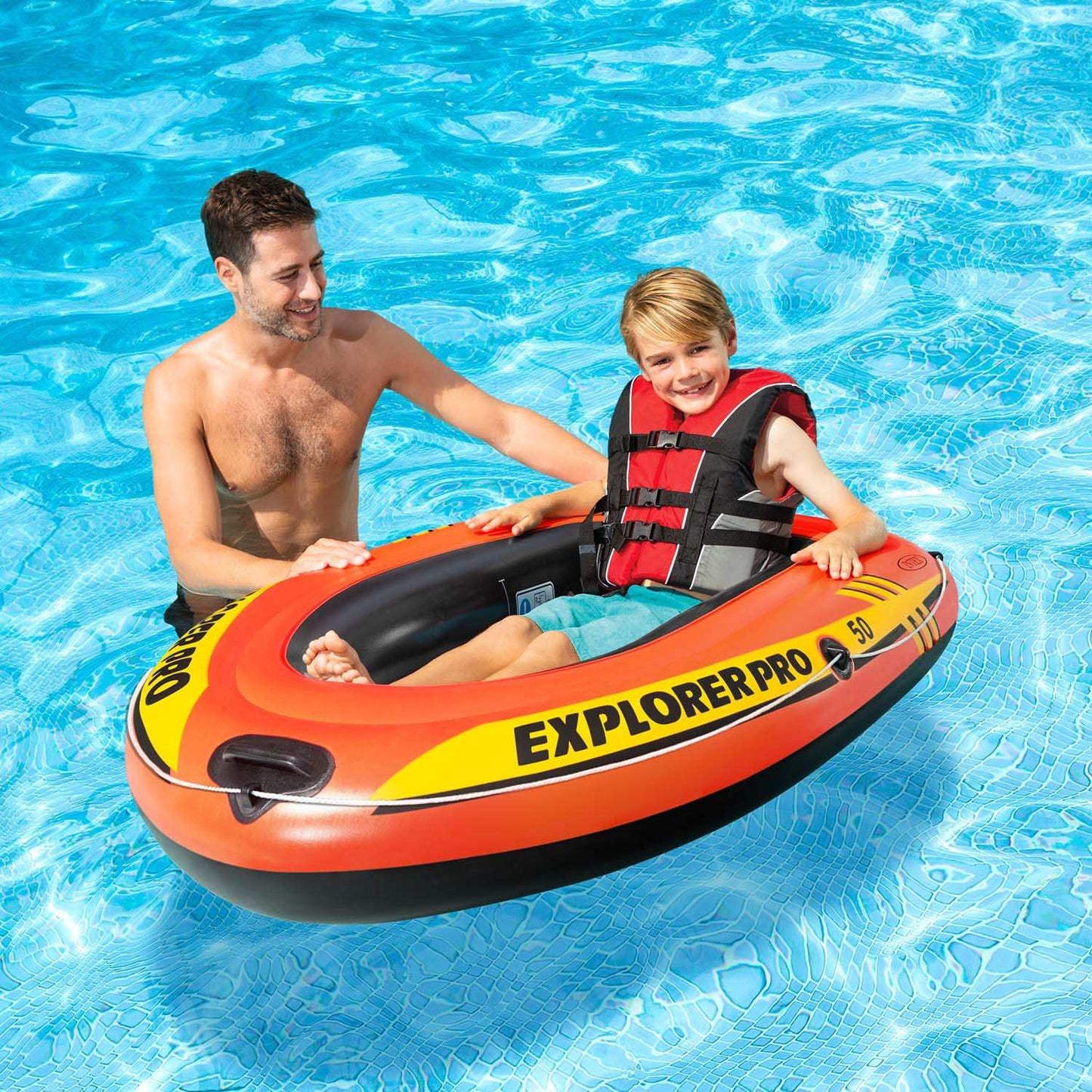 Inflatable boat Explorer PRO 50 137 x 85 x 23 cm INTEX 58354
