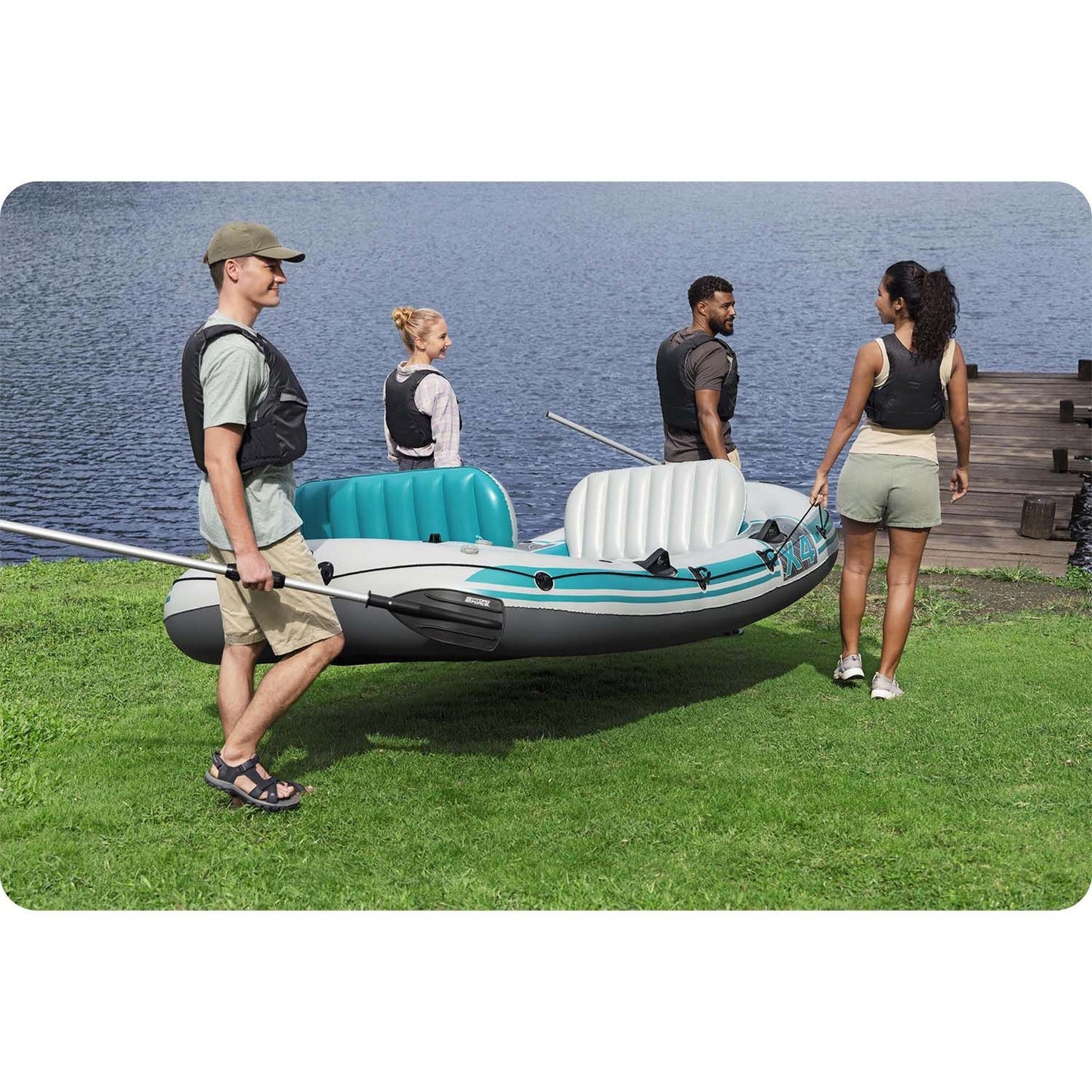 Inflatable boat Hydro-Force Adventure X4 Bestway 65158