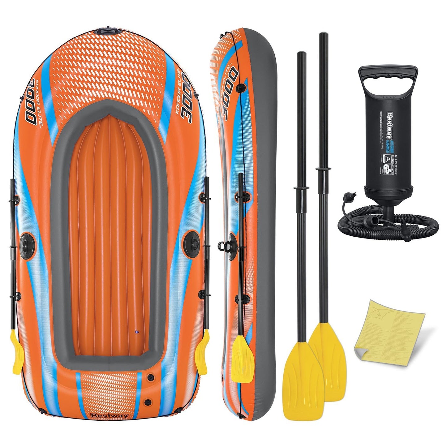 Inflatable boat KONDOR 3000 246 x 122 cm Bestway 61145
