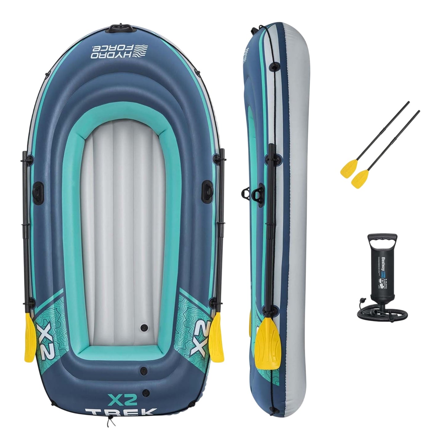 Inflatable boat Trek X2 Raft 232 x 118 cm Bestway 61153
