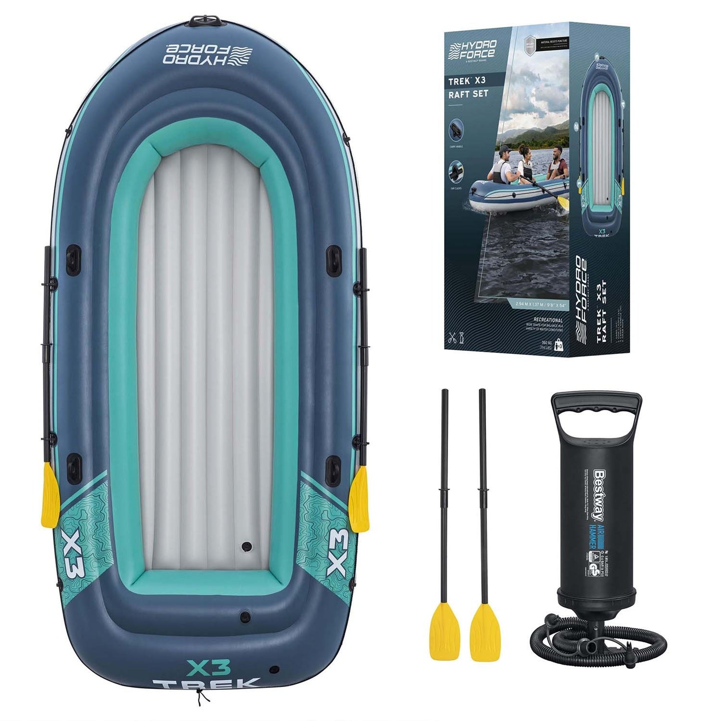 Inflatable boat Trek X3 Raft 294 x 137 cm Bestway 61154