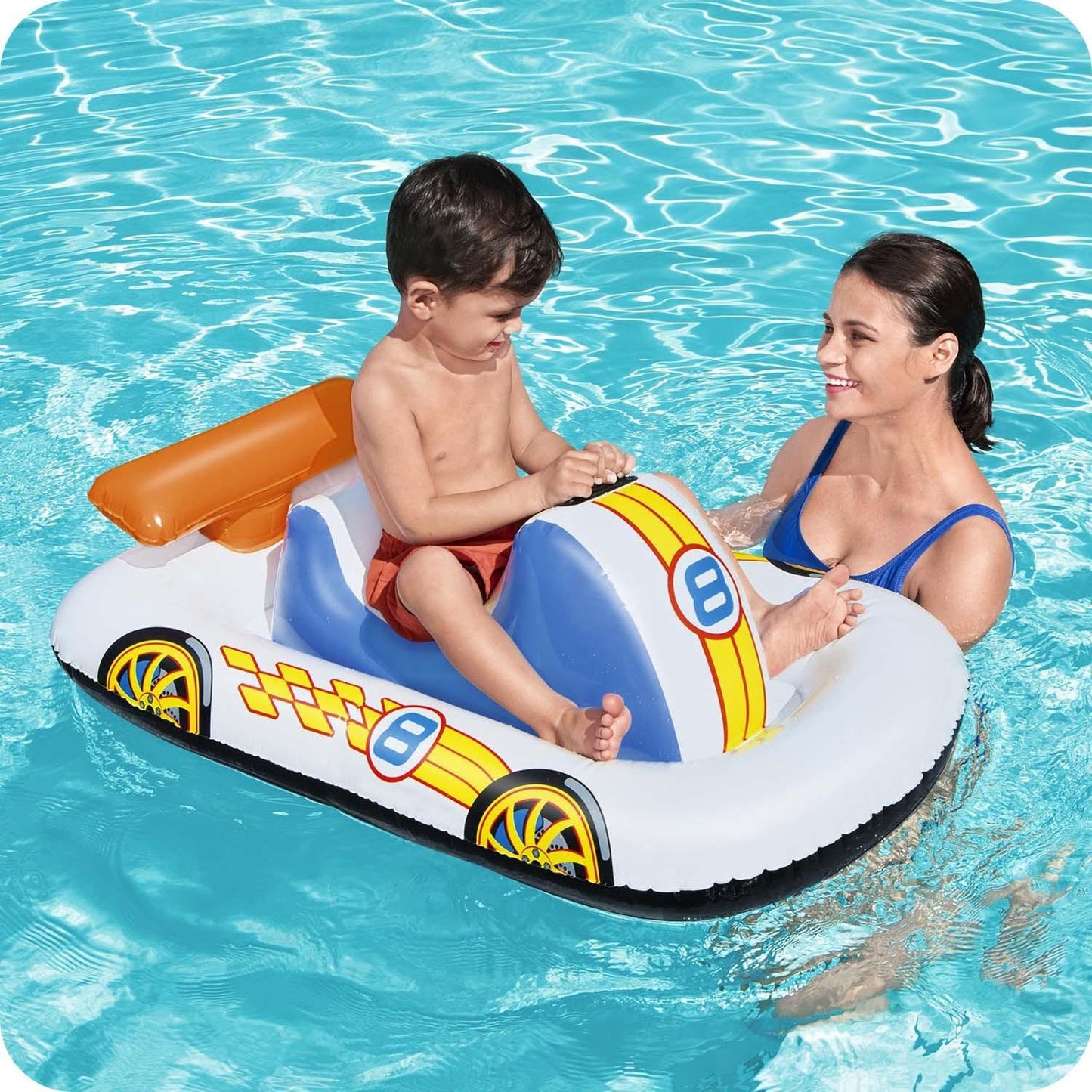 Inflatable boat for children, Bestway 41480 racing car