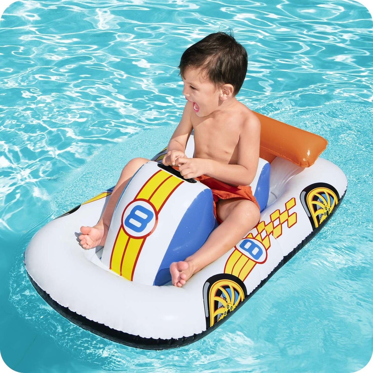 Inflatable boat for children, Bestway 41480 racing car