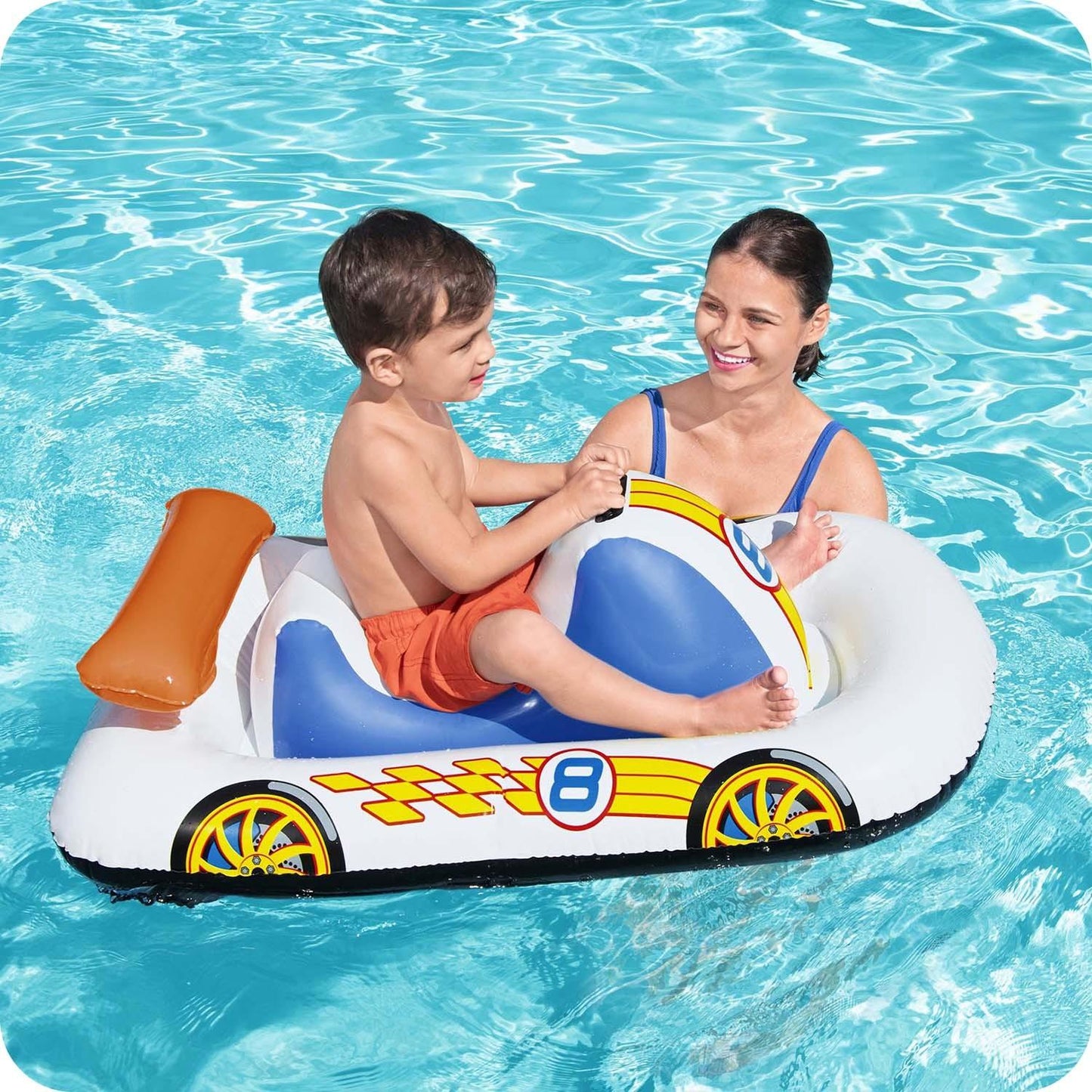 Inflatable boat for children, Bestway 41480 racing car