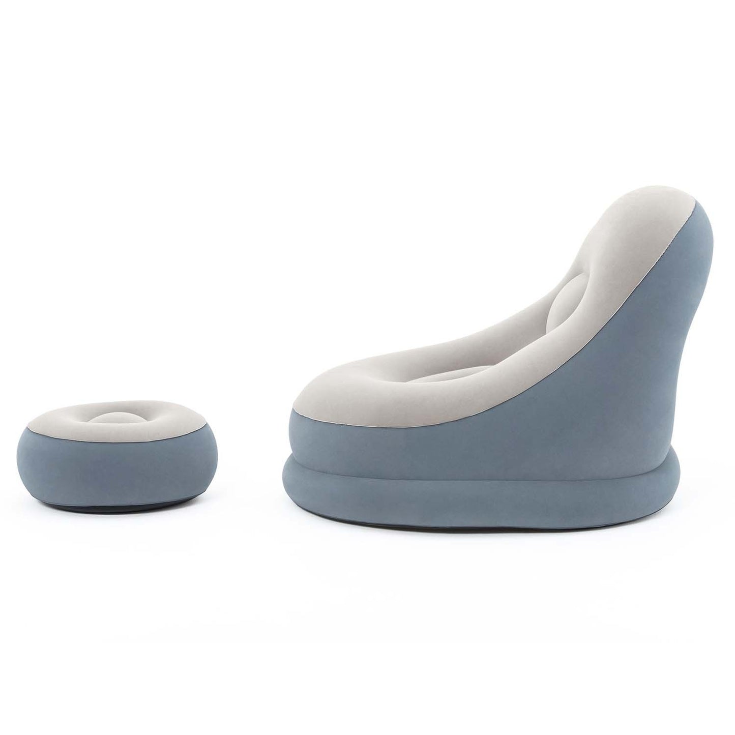 Inflatable chair with footrest 122 x 94 x 81 cm Bestway 75053 blue