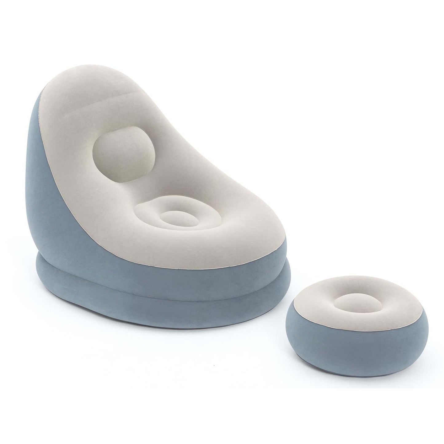 Inflatable chair with footrest 122 x 94 x 81 cm Bestway 75053 blue