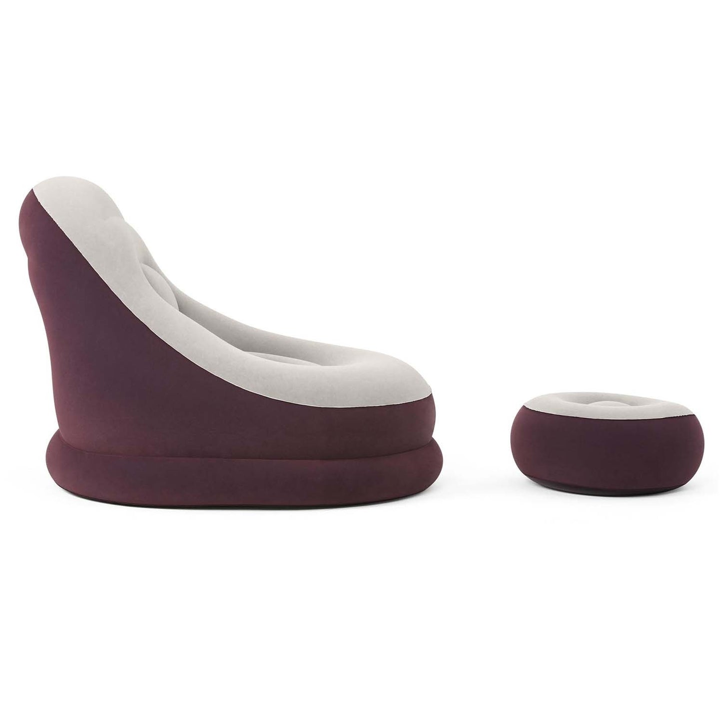 Inflatable chair with footrest 122 x 94 x 81 cm Bestway 75053 blue