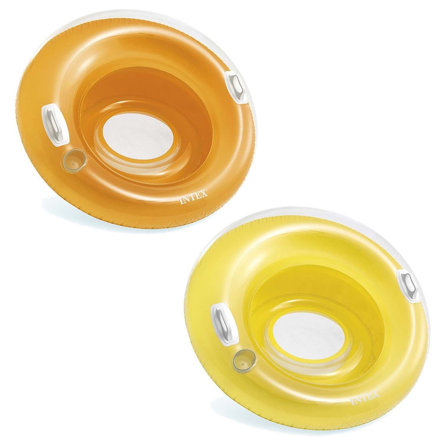 Inflatable chair with handles 119 cm INTEX 58883 orange