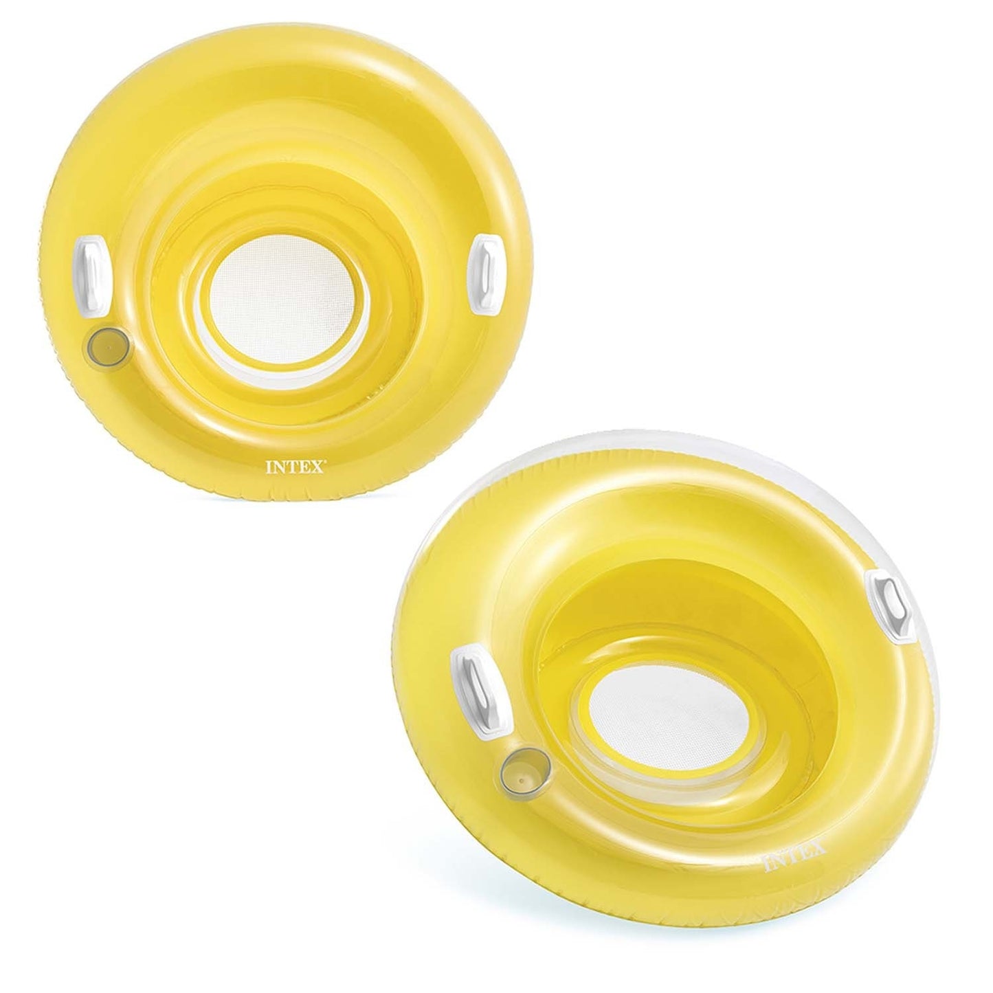 Inflatable chair with handles 119 cm INTEX 58883 yellow