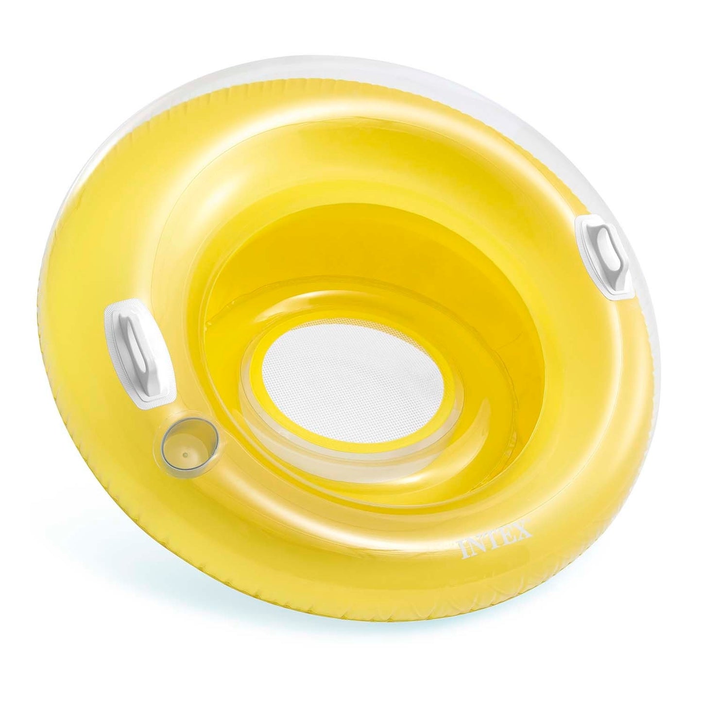 Inflatable chair with handles 119 cm INTEX 58883 yellow