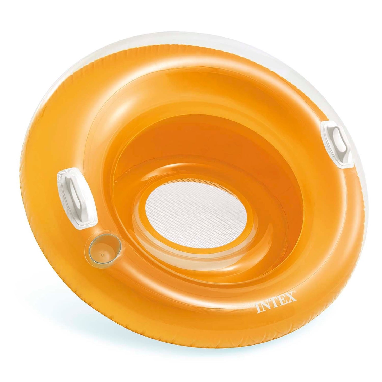 Inflatable chair with handles 119 cm INTEX 58883 yellow
