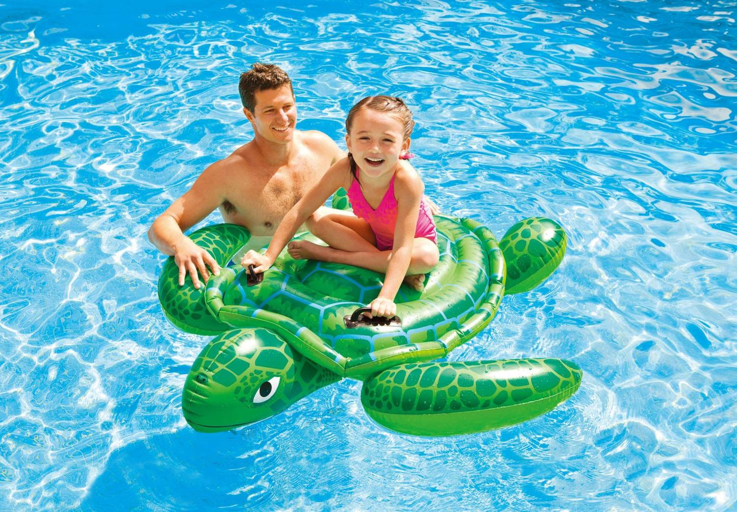 Inflatable children's turtle mattress for swimming INTEX 57524