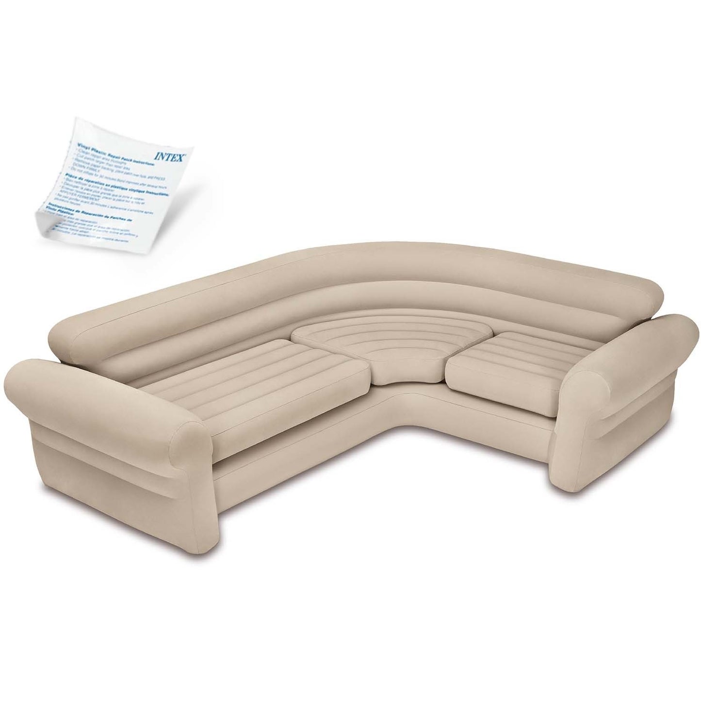 Inflatable corner sofa 257 x 203 x 76 cm INTEX 68575-66640
