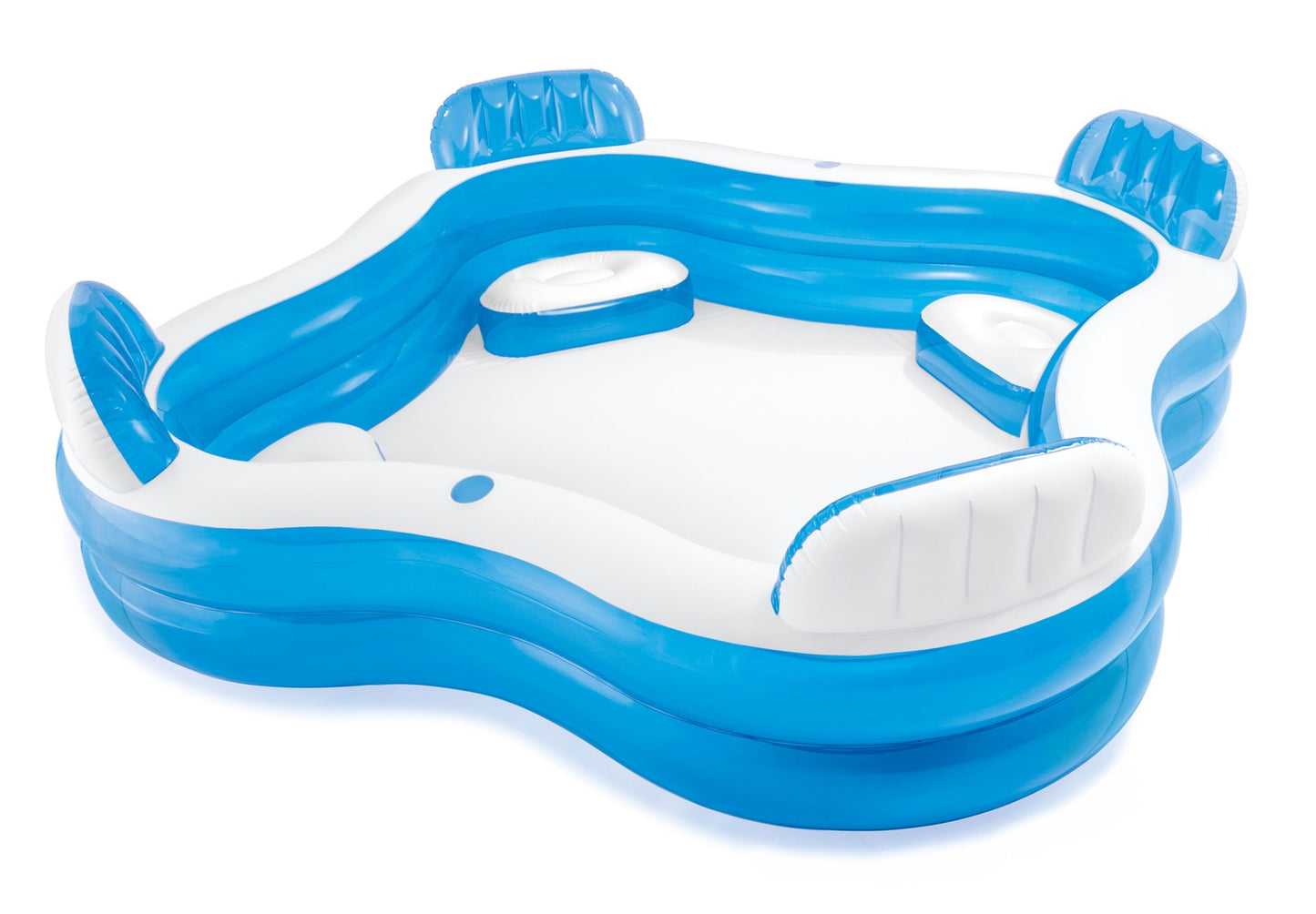 Inflatable garden pool with seats 229x229cm Intex 56475